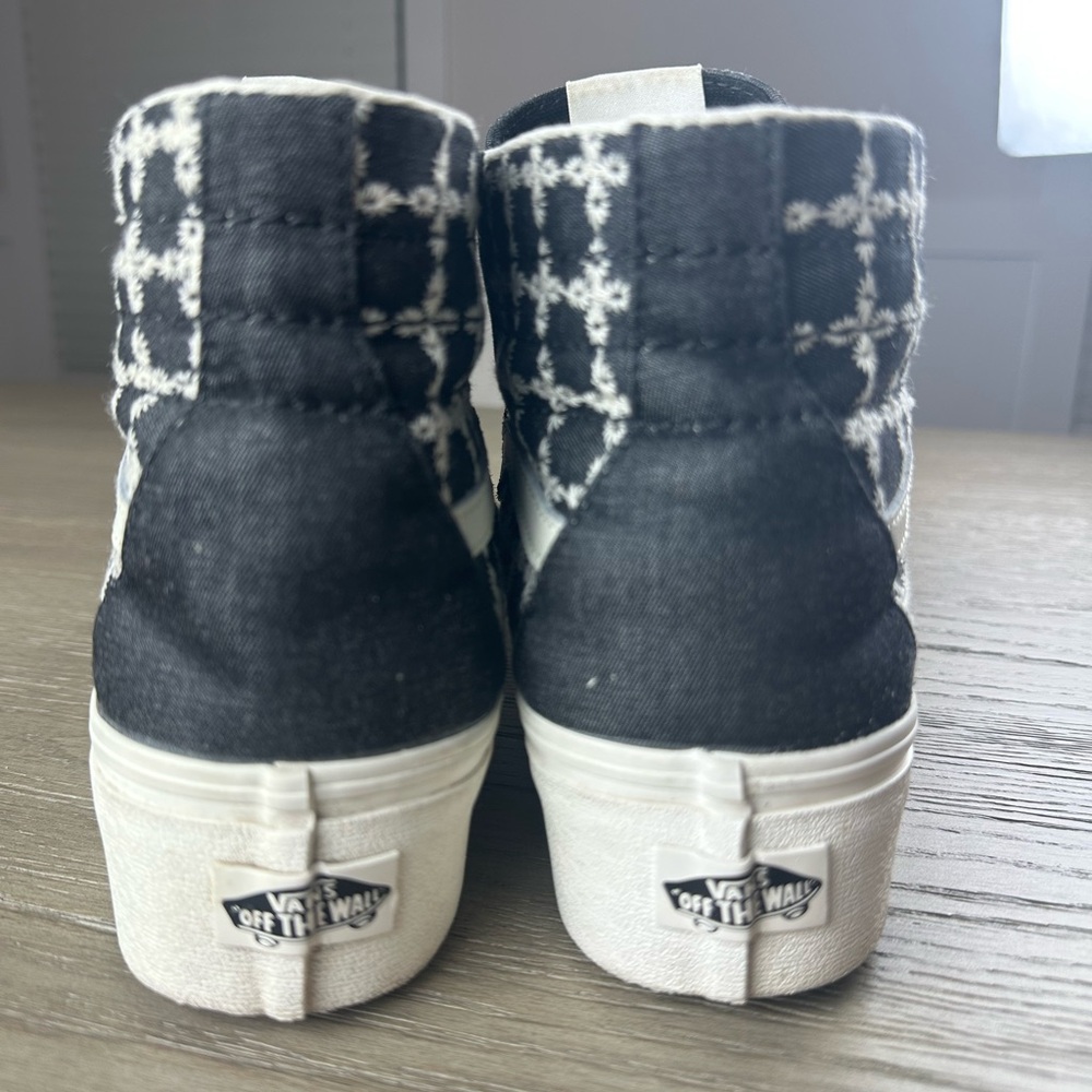 Sk8-Hi Denim Mix Stackform Sneakers - Picture 6 of 8